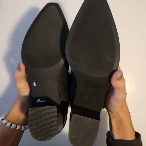 NEW Steve Madden Alessio Western Boots Womens 9.5 Bad Girl Biker Black Country - Picture 5 of 10